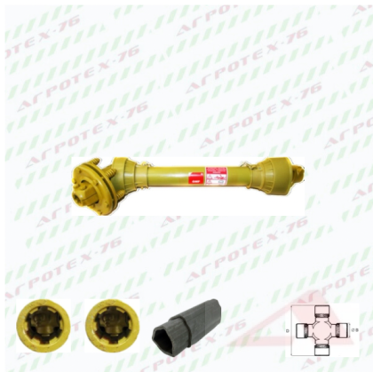Кардан 6/6 27х74,5 L-810мм със съединител