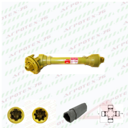Кардан 6/8 27х74,5 L-570мм със съединител