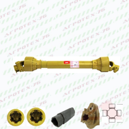 Кардан 6/6 27х74,5 L-860 с чупещ болт