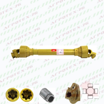 Кардан 6/8 27х74,5 L-570 с чупещ болт